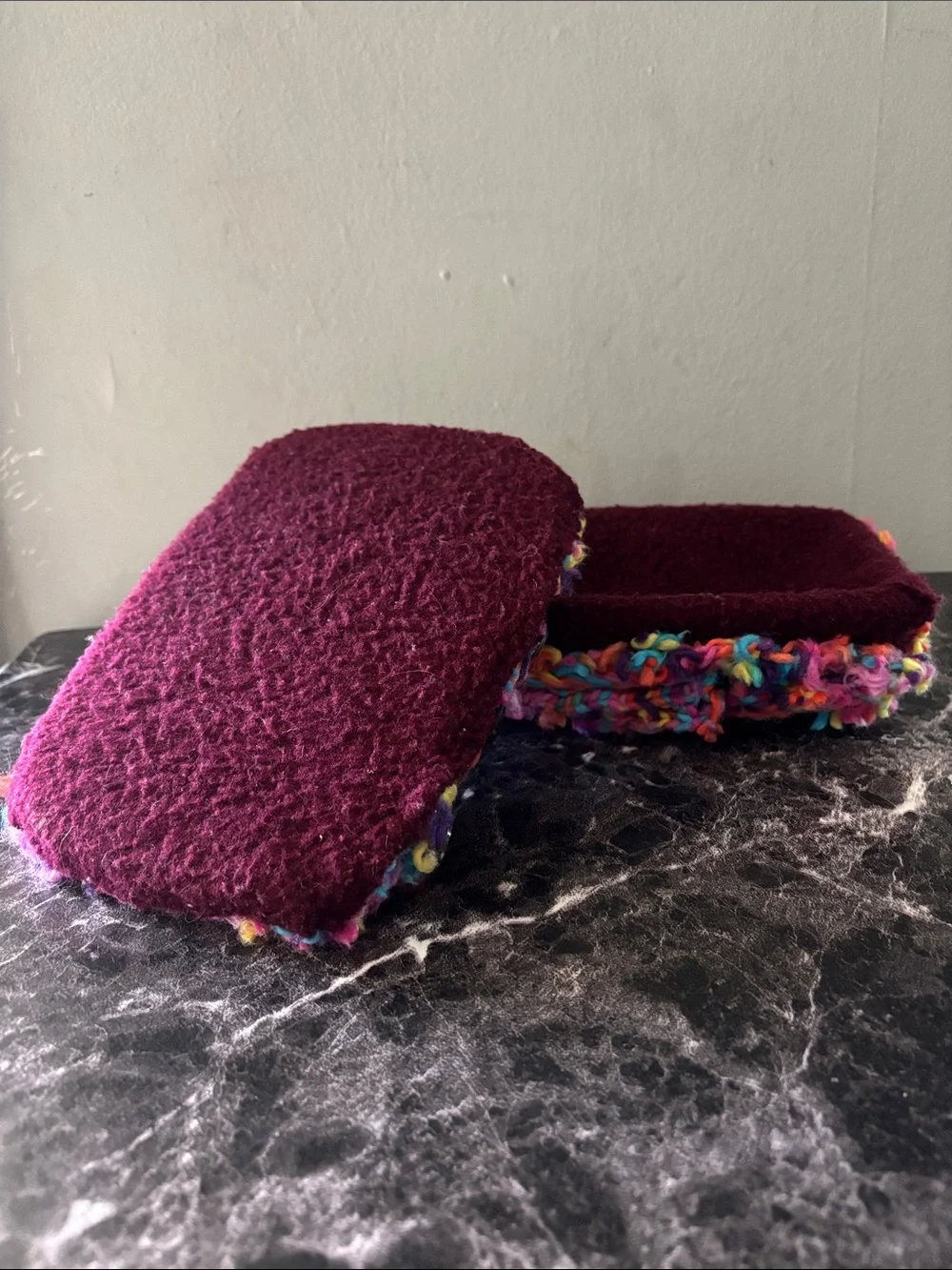 Handmade Multicolor Knit Organizer